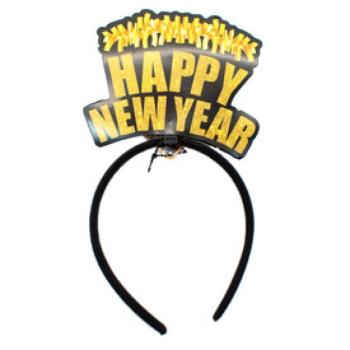 Happy New Year Fejdísz 13 Cm, többféle kép