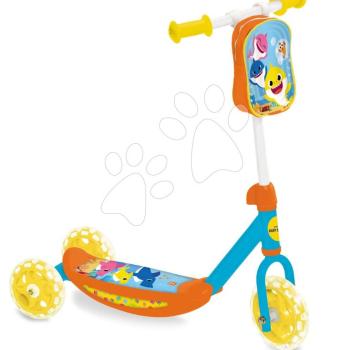 Háromkerekű roller Baby Shark Mondo táskával kép