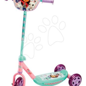 Háromkerekű roller Gabby 3 Wheels Scooter Smoby csúszásmentes és magasságilag állítható kormány max. 67 cm kép