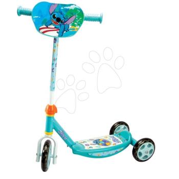 Háromkerekű roller Stitch 3 Wheels Scooter Smoby csúszásmentes és magasságilag állítható kormány max. 67 cm kép