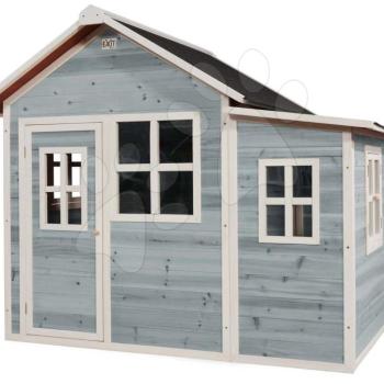 Házikó cédrusból Loft 150 Blue Exit Toys tágas vízhatlan tetővel kék kép