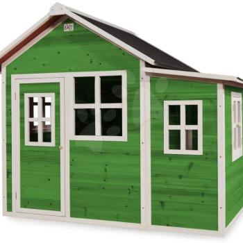 Házikó cédrusból Loft 150 Green Exit Toys tágas vízhatlan tetővel zöld kép