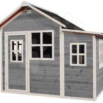 Házikó cédrusból Loft 150 Grey Exit Toys tágas vízhatlan tetővel szürke kép