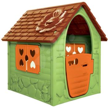 Házikó My First Playhouse Dohány zöld, virággal a tetőszerkezeten 24 hó-tól kép