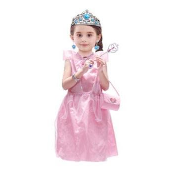 Hercegnő jelmez kiegészítőkkkel - rózsaszín kép