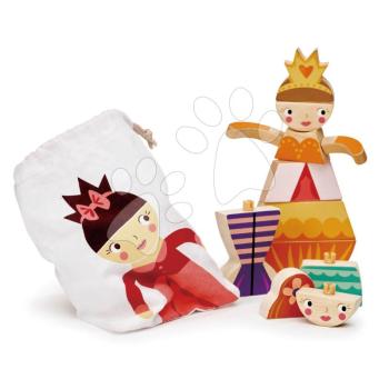 Hercegnők és tündérek kirakós Princesses and Mermaids Tender Leaf Toys 15 darabos készlet vászon zsákban kép