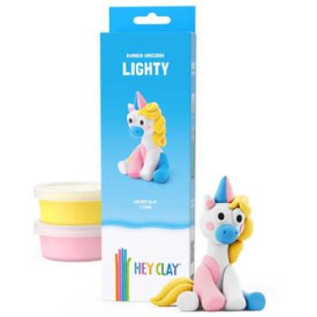 Hey Clay Figura Unikornis Kék Lighty kép