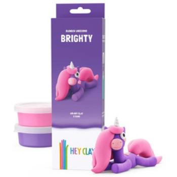 Hey Clay Figura Unikornis Lila Brighty kép