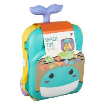 Homokozó és kádjáték bőröndben-többféle kép