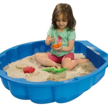 Homokozó kagyló Watershell Blue BIG vízre és homokra 100 literes kék 88*75*22 cm 12 hó-tól kép