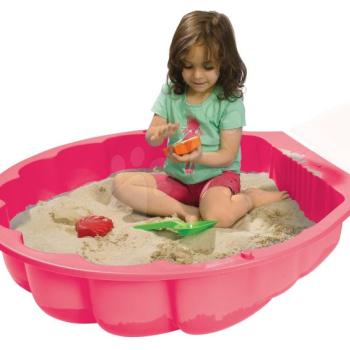 Homokozó kagyló Watershell Pink BIG vízre és homokra 100 literes rózsaszín 88*75*22 cm 12 hó-tól kép