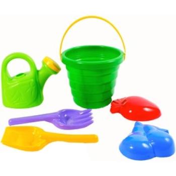 Homokozó készlet vödörben - többféle kép