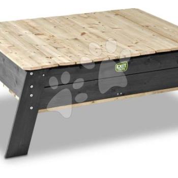 Homokozóasztal Aksent Sand Table Exit Toys ciprusfából fedéllel térfogata 180 kg 2 évtől kép
