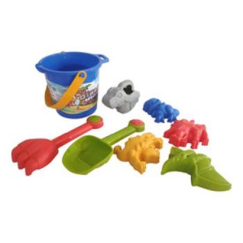 Homokozókészlet - 7 db, dínós kép