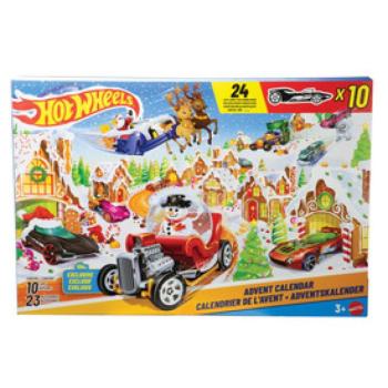 Hot Wheels adventi naptár kép