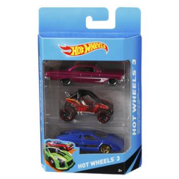 Hot wheels kisautó 3 darabos készlet - többféle kép