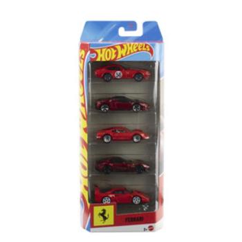 Hot Wheels kisautó - Ferrari 5db-os szett kép