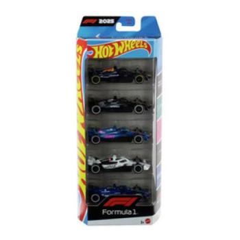 Hot wheels kisautók: F1 5 darabos szett kép