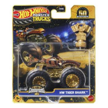 Hot wheels Monster trucks bajnok kisautó serleggel kép