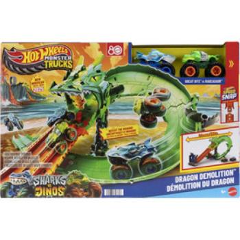 Hot wheels Monster trucks sárkányfutam pályaszett kép