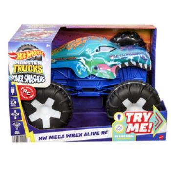 Hot wheels Monster Trucks távirányítós interaktív mega wrex kép