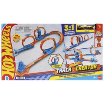 Hot wheels track creator - tripla hurok pálya kép
