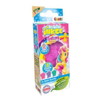 Inkee, vegan fürdő forma Unikornis, rágógumi aromájú 3db-os kép