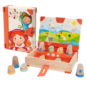 Interaktív audio mesekönyv Lilumi Eichhorn 108 mese 10 figurával és bluetooth funkcióval 3 éves kortól kép