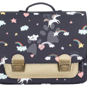 Iskolai aktatáska Classic Midi Rainbow Unicorn Jeune Premier ergonomikus luxus kivitel 30*38 cm kép