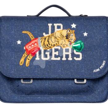 Iskolai aktatáska It Bag Midi Boxing Tiger Navy Mélange Jeune Premier ergonomikus luxus kivitel 30*38 cm kép