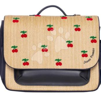 Iskolai aktatáska It Bag Midi Raffia Cherry Jeune Premier ergonomikus luxus kivitel 30*38 cm kép