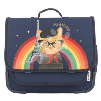 Iskolai aktatáska Schoolbag Paris Large Paris Cat Jack Piers ergonomikus luxus kivitel 6 évtől 32*15*38 cm kép