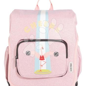 Iskolai hátizsák Backpack Berlin Flamingo Jack Piers ergonomikus luxus kivitel 6 évtől 36*13*29 cm kép