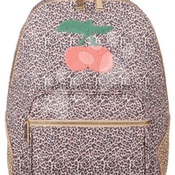 Iskolai hátizsák Backpack Bobbie Leopard Cherry Jeune Premier ergonomikus luxus kivitel 41*30 cm kép