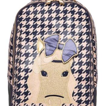 Iskolai hátizsák Backpack James Houdstooth Horse Jeune Premier ergonomikus luxus kivitel 42*30 cm kép