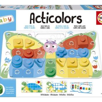 Ismerkedem a színekkel és formákkal Acticolors Educa 44 beillesztős elem 8 képpel 24 hó-tól kép