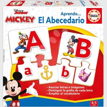Ismerkedünk az ABC betűivel Mickey & Friends Educa 81 darabos 4 évtől kép