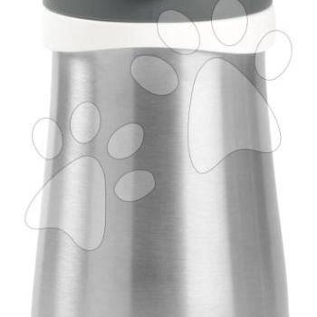 Ivó palack bidon dupla falú Stainless Steel Bottle Beaba Mineral Grey 350 ml rozsdamentes acélból szürke 18 hó-tól BE913540 kép