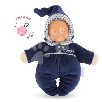 Játékbaba Babidoux Navy Blue Starry Dreams Mon Doudou Corolle kék szemekkel és csörgővel 20 cm 0 hó-tól kép