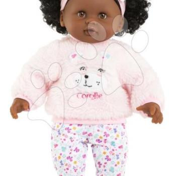 Játékbaba Bébé Calin Caroline Mon Premier Poupon Corolle barna pislogó szemekkel és 2 kiegészítővel 30 cm 18 hó-tól kép