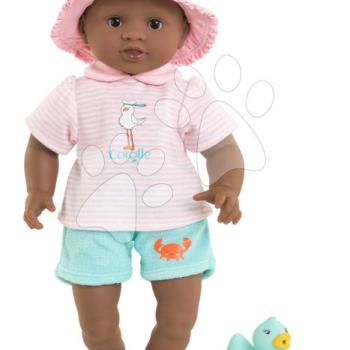 Játékbaba fürdéshez Baby Bath Alyzée Mon Premiere Poupon Corolle barna pislogó szemekkel és kiskacsával 30 cm 18 hó-tól kép