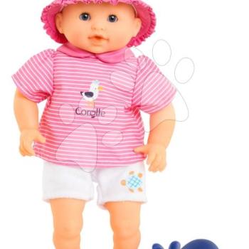 Játékbaba fürdéshez Baby Bath Océane Mon Premiere Poupon Corolle kék pislogó szemekkel és bálnával 30 cm 18 hó-tól kép