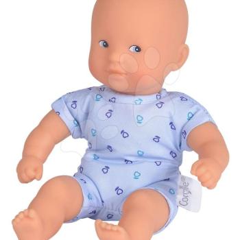 Játékbaba Mini Calin Blue Corolle kék szemekkel kék mintás ruhácskában 20 cm 18 hó-tól kép