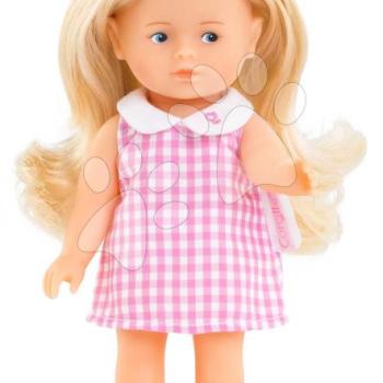 Játékbaba Mini Corolline Rosy Corolle hosszú szőke haj kék szemek és rózsaszín ruha 20 cm kép