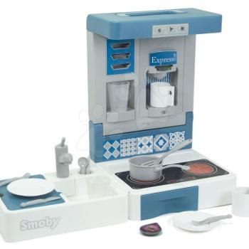 Játékkonyha utazásokhoz Cook&Go Blue Smoby összecsukható funkcióval és 17 kiegészítővel kép