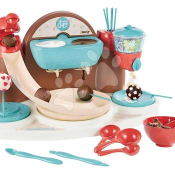 Játékos szakács receptekkel és formákkal Chef Cake Pops Factory Smoby nyalókák és csoki bonbon készítésére kiegészítőkkel 5 évtől kép