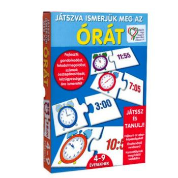 Játszva ismerjük meg az órát- oktató, logikai játék (BBJ) kép