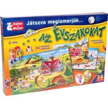 Játszva megismerjük az évszakokat 24 darabos puzzle kép