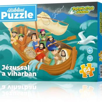 Jézussal a viharban – Puzzle kép