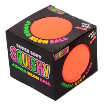 Jumbo neon squishy labda, 4 féle kép